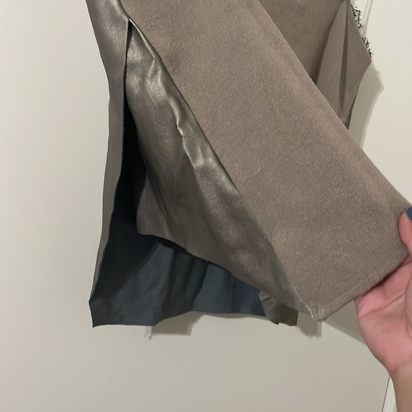 Zara Metallic Gold Camisole with Black Accents Size S - Picture 9 of 10